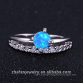 Good pricerhodium plating fire opal elegent jewelry ring in high quality
About